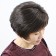 FESHFEN真發(fā)短發(fā)女士中老年假發(fā)真人發(fā)老人直發(fā)手織頂心整頂頭套